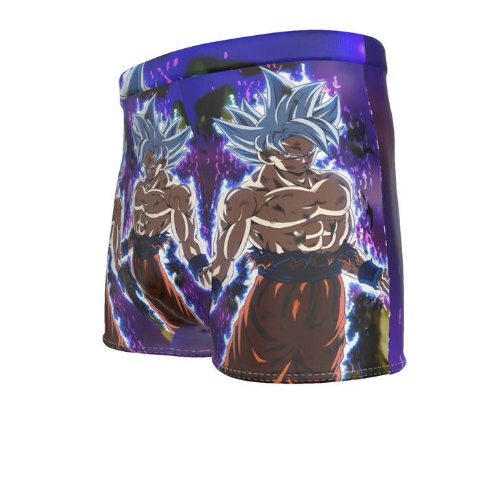 Dragon Ball Goku Ultra Instinct Power Up Vibrant 3D Men's Boxer Briefs