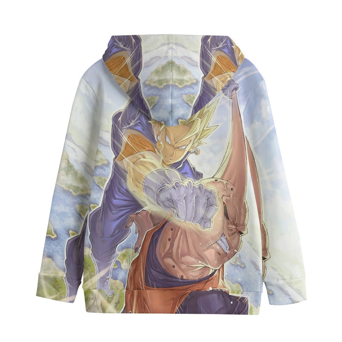 Dragon Ball Z Vegito Punching Super Buu Kids' Hoodie