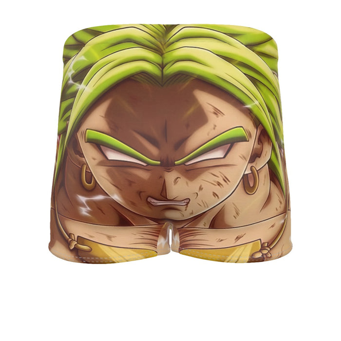 Dragon Ball Super Legendary Super Saiyan Broly White Eyes Custom Men's Boxer Briefs