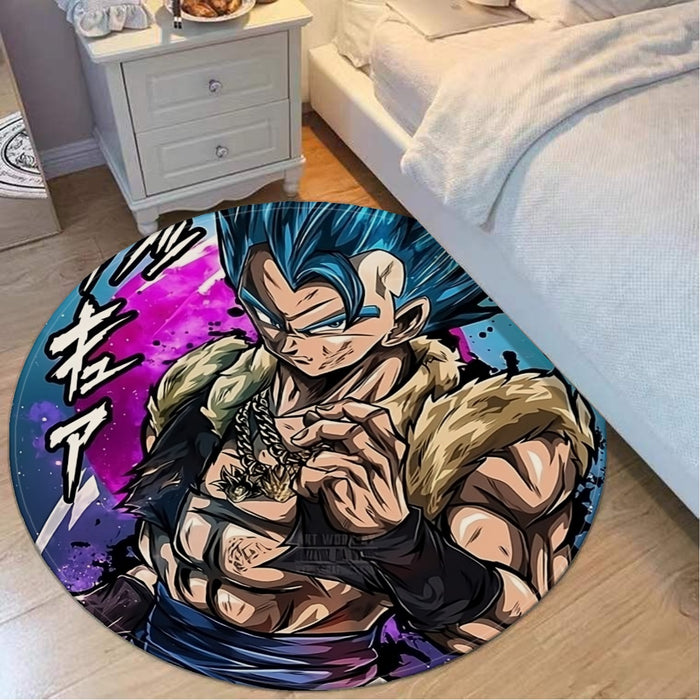 Super Saiyan Blue Gogeta Round Mat