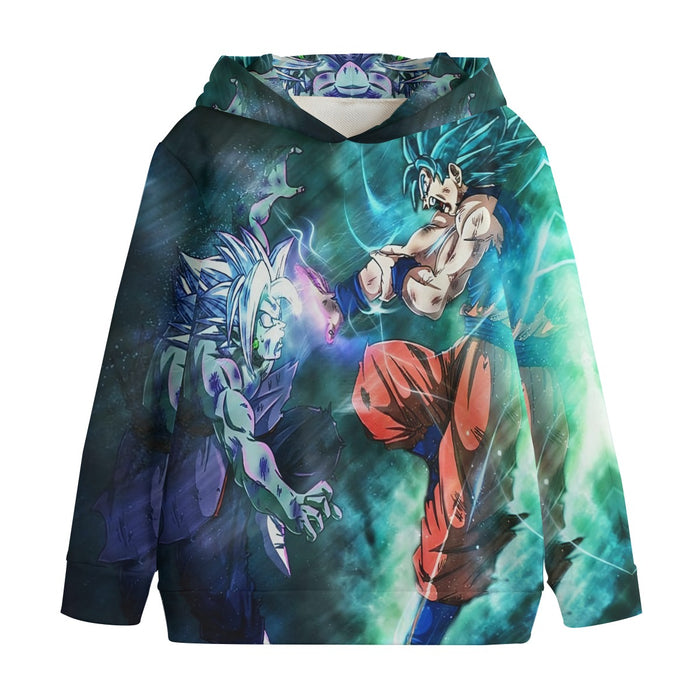 Dragon Ball Fused Zamasu Goku Blue Super Saiyan Epic Kids' Hoodie