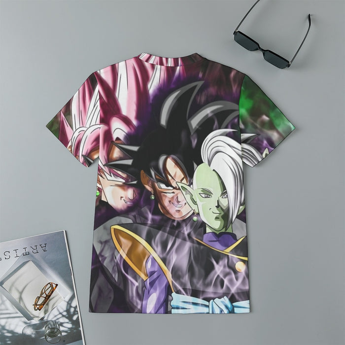 Dragon Ball Super Zamasu Goku Black Goku Rose Cool Kids T-Shirt