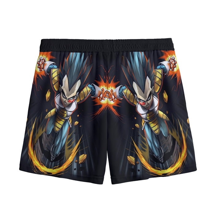 Dragon Ball Armored Vegeta Double Galick Cannon Dope Mesh Shorts