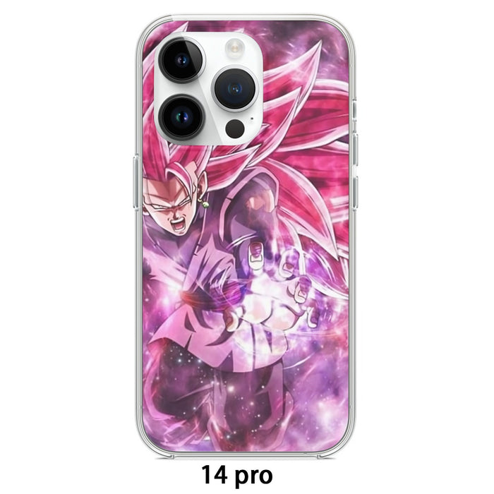 Dragon Ball Black Goku Rose 3 Ultra Instinct Epic 3D Iphone 14 Case