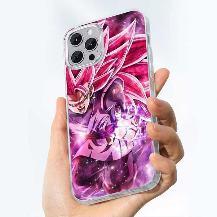 Dragon Ball Black Goku Rose 3 Ultra Instinct Epic 3D Iphone 14 Case