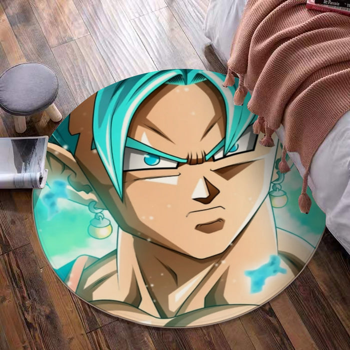 Dragon Ball Super Vegito Blue Super Saiyan Cool 3D Round Mat