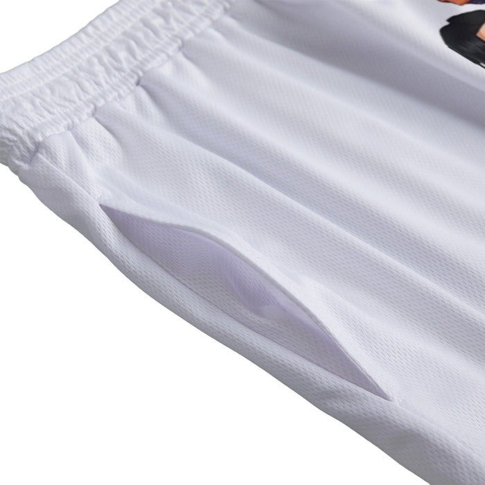 Dragon Ball Z Cute Adorable Chibi DBZ Characters White Mesh Shorts