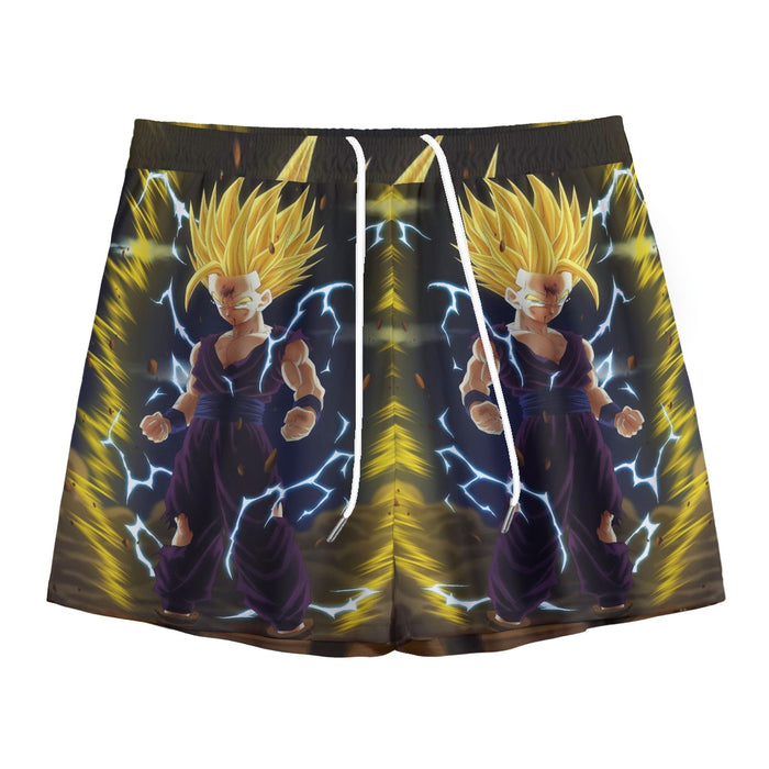 Gohan Super Saiyan 2 Mesh Shorts