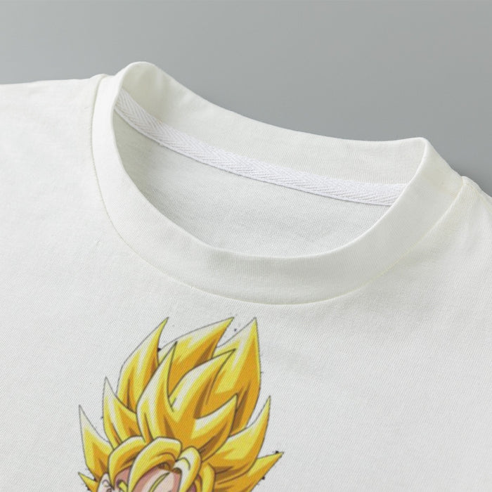 Goku Transformation Thunder Black Super Saiyan Kids T-Shirt
