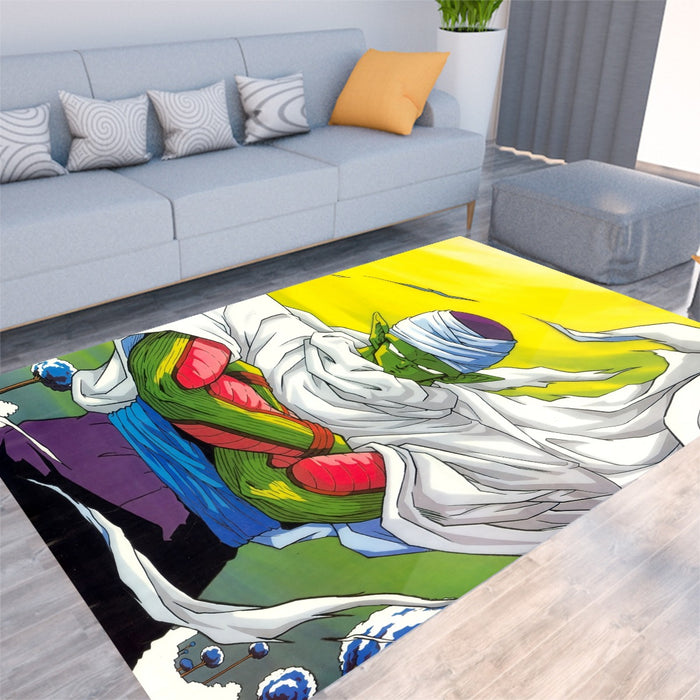 Dragon Ball Angry Piccolo Standing And Ready for Fighting Rug
