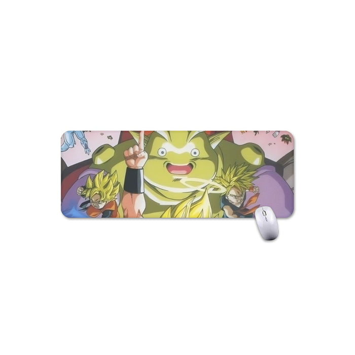 DBZ Goku Vegeta Fusion Saiyan Gogeta Colorful Design Streetwear Mouse Pad