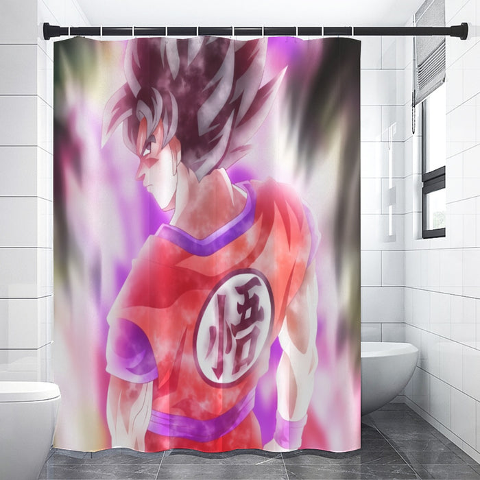 Dragon Ball Angry Son Goku Unique Style Full Print Shower Curtain