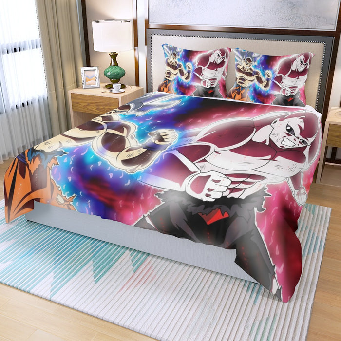 Dragon Ball Super Goku vs Jiren Fierce Battle Full Print Three Piece Duvet Cover Set