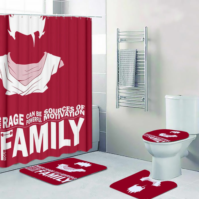 Dragon Ball Z  Gohan Family Slogan Four-piece Bathroom