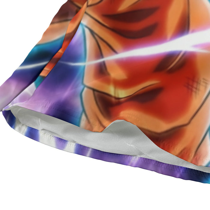 Dragon Ball Goku Blue Super Saiyan Epic Rage Casual Beach Pants