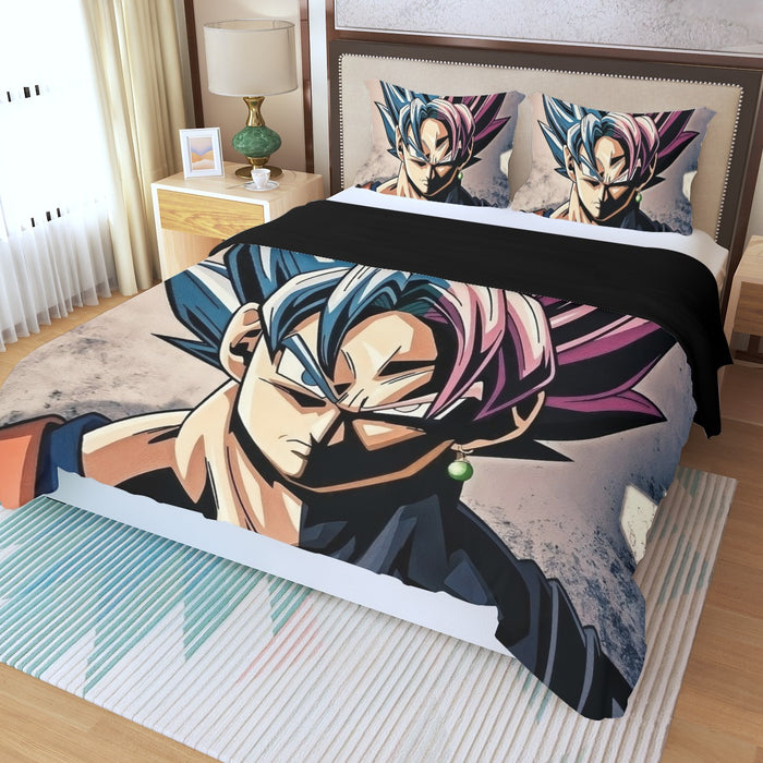 Dragon Ball Super SSGSS Three Piece Duvet Cover Set