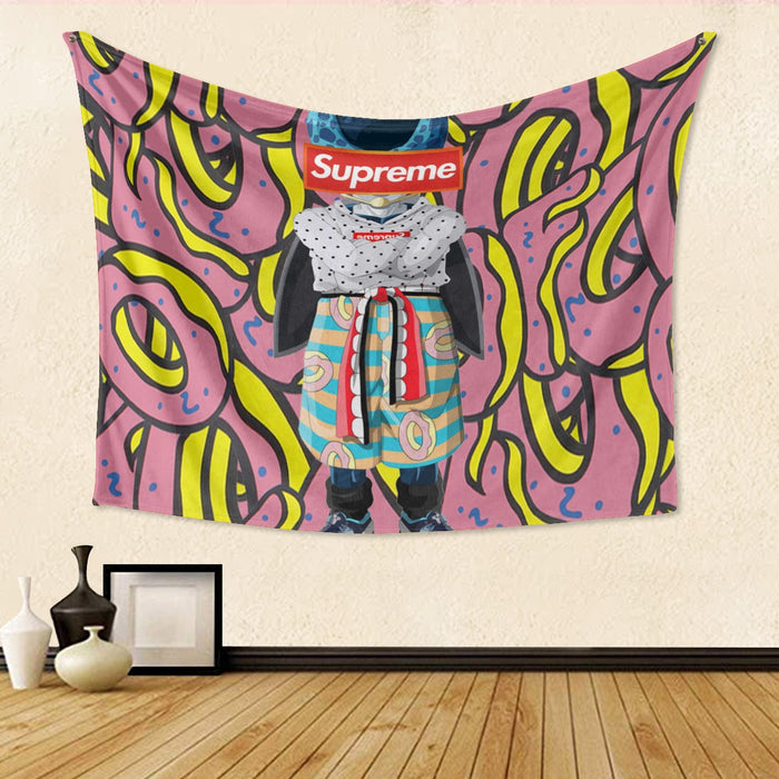 Modern Art Supreme Villain Perfect Cell Streetwear Tapestry