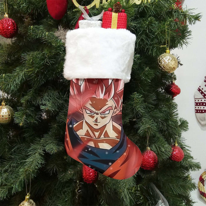 Dragon Ball Son Goku Super Saiyan Rose Portrait Cool Christmas Socks