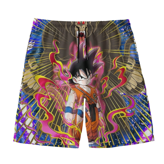 Great Ape Monkey Kid Goku Galaxy High-Quality Battle 3D Beach Pants