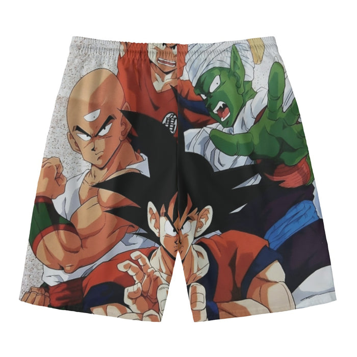 Dragon Ball Goku Piccolo Krillin Heroes Group Awesome Design Beach Pants