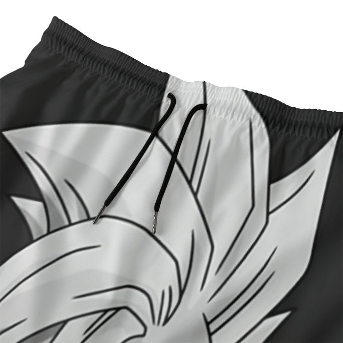 DBZ Zamasu Supreme Kai Logo Creative Black Edition Beach Pants