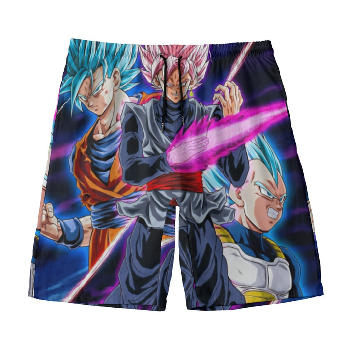 Dragon Ball Goku 2 Goku Rose Vegeta 2 Ultra Instinct Beach Pants