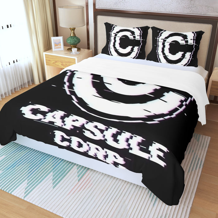 Capsule Corporation Three Piece Duvet Cover Set