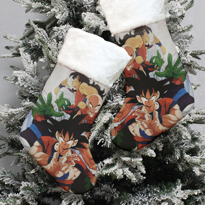 Dragon Ball Goku Piccolo Krillin Heroes Group Awesome Design Christmas Socks