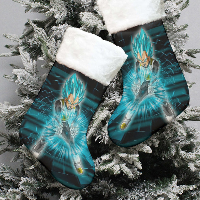 Dragon Ball Super Vegeta Blue Double Galick Gun Epic Christmas Socks