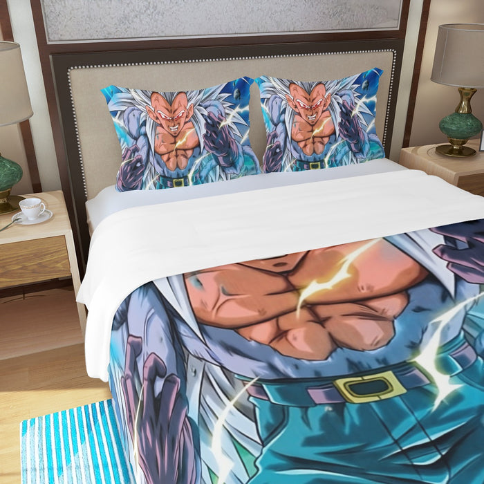 Dragon Ball Vegeta Super Saiyan 4 Ultra Instinct Epic Three Piece Duvet Cover Set