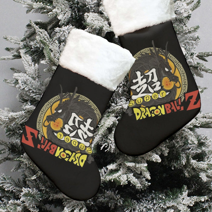Dragon Ball Z Super Kanji Epic Dragon Spirit Shenron Christmas Sock