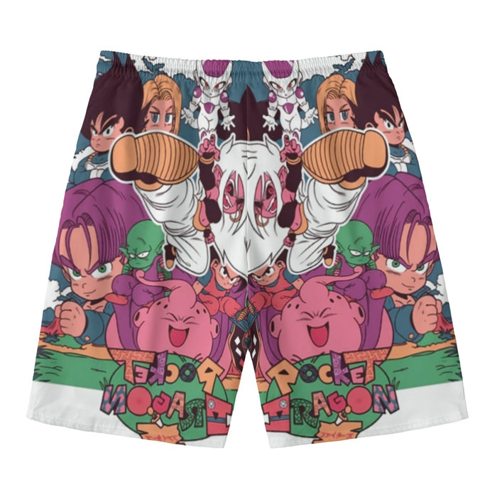 Kid Versions Of Dragon Ball Z Characters Beach Pants