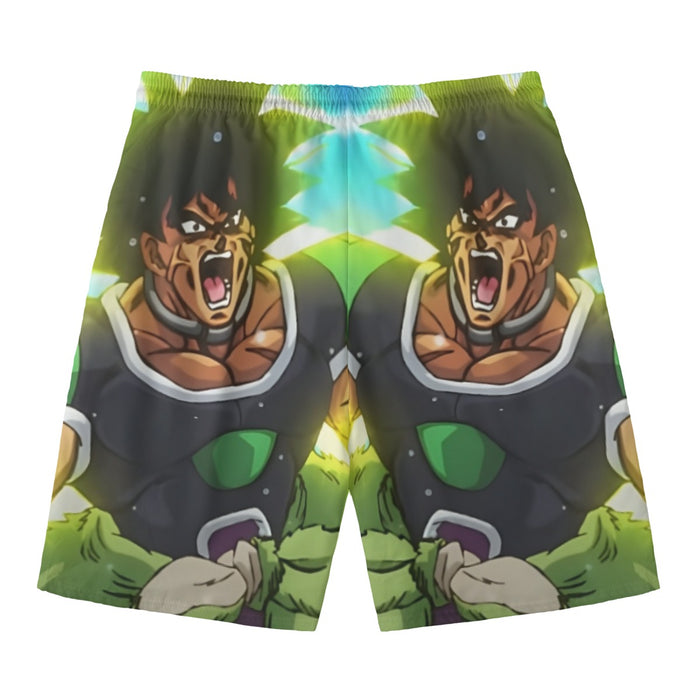 Dragon Ball Z Broly Wearing His Control Mechanism Beach Pants