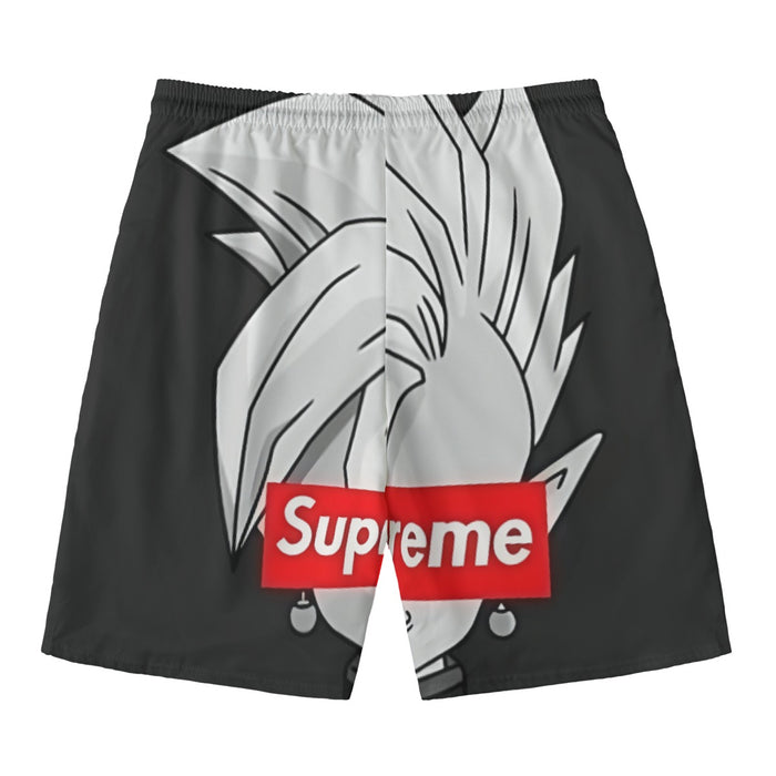 DBZ Zamasu Supreme Kai Logo Creative Black Edition Beach Pants