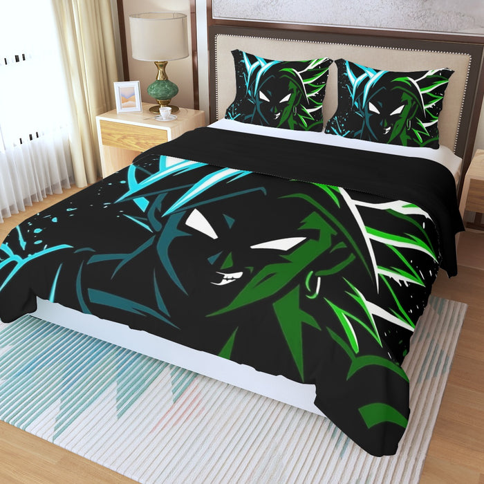 Dragon Ball Super Super Broly Three Piece Duvet Cover Set