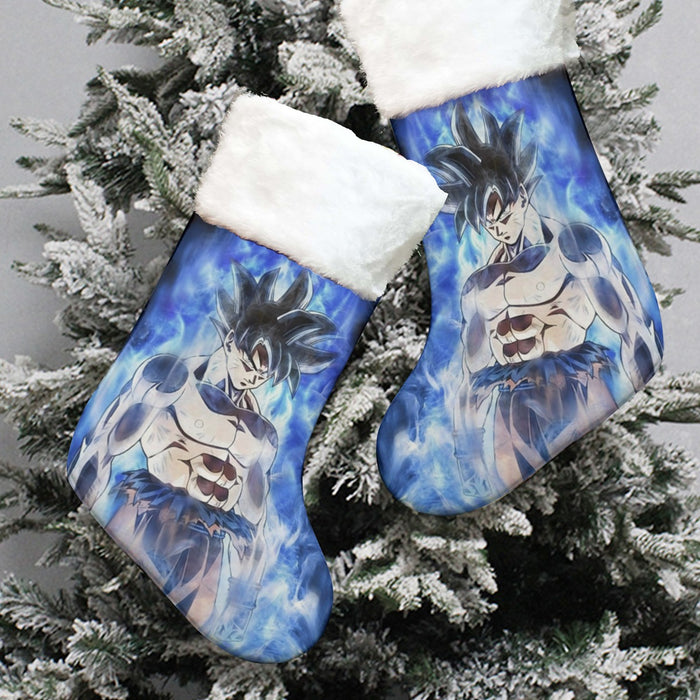 Dragon Ball Super Goku Ultra Instinct Blue Cool Casual Christmas Socks