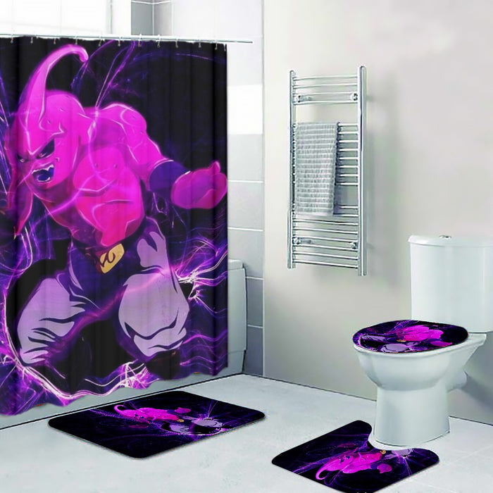 Dragon Ball Kid Buu Madness Destruction Dope Design Trending Four-piece Bathroom