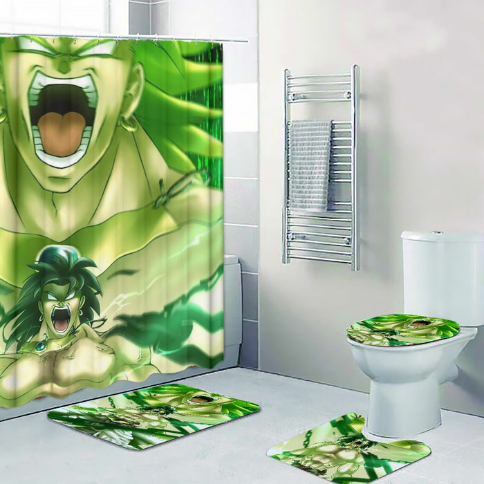 Dragon Ball Legendary Super Saiyan Broly 3D Full Print Streetwear Design Four-piece Bathroom