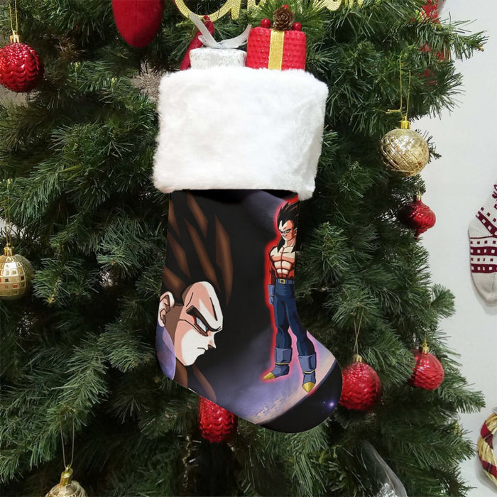 Dragon Ball Super Vegeta 4 Cool Crescent Moon Universe Christmas Socks