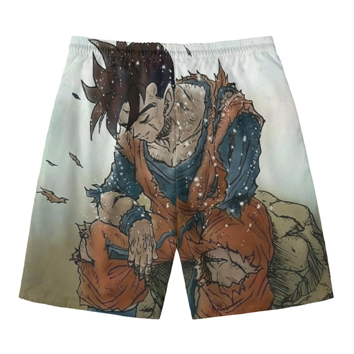 Dragon Ball Gohan Exhausted Sad Simple Design Vintage Streetwear Beach Pants