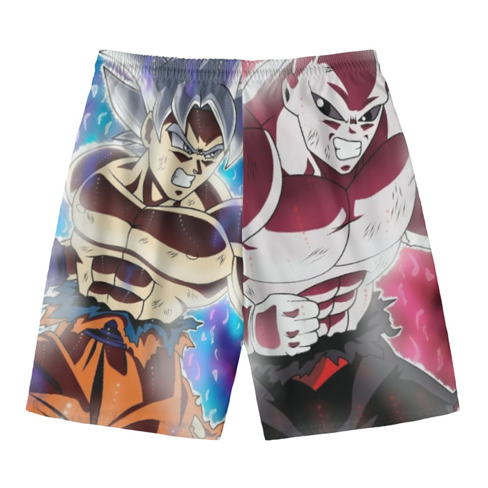 Dragon Ball Super Goku vs Jiren Fierce Battle Full Print Beach Pants