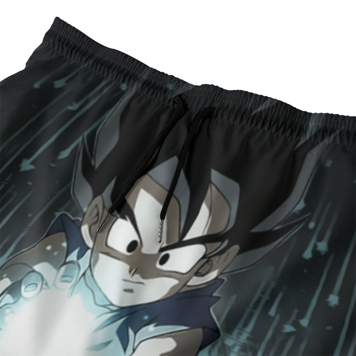 Dragon Ball Goku Kid Practice Kamehameha Cute Round Neck Design Beach Pants