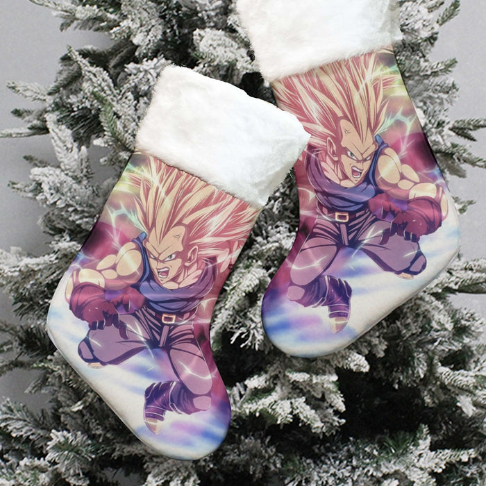 Dragon Ball Trunks SSJ3 Fan Artwork Full Print Style Christmas Socks