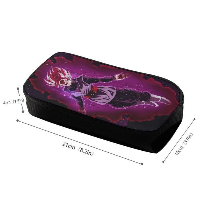 Dragon Ball Black Goku Rose 2 Ultra Instinct Dope 3D Pencil Bag