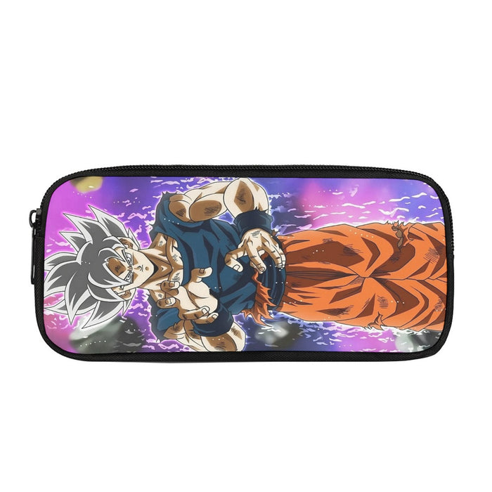 Dragon Ball Z Goku Ultra Instinct Form White Hair Pencil Bag