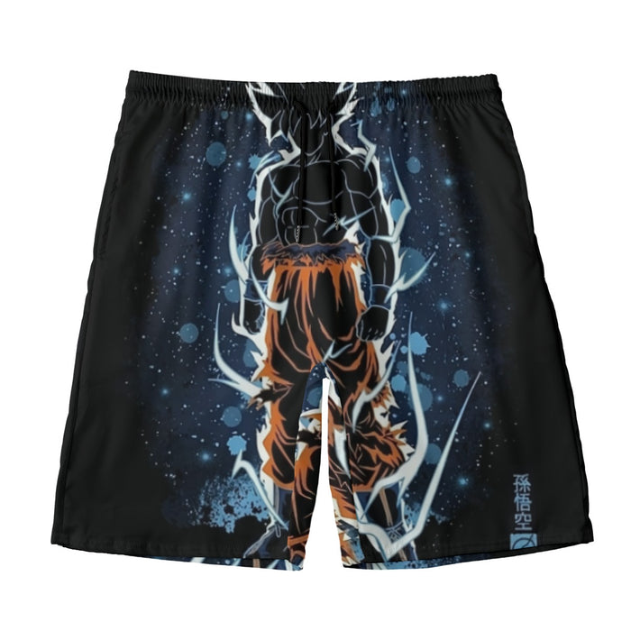 Dragon Ball Z Goku Ultra Instinct Shadow Beach Pants