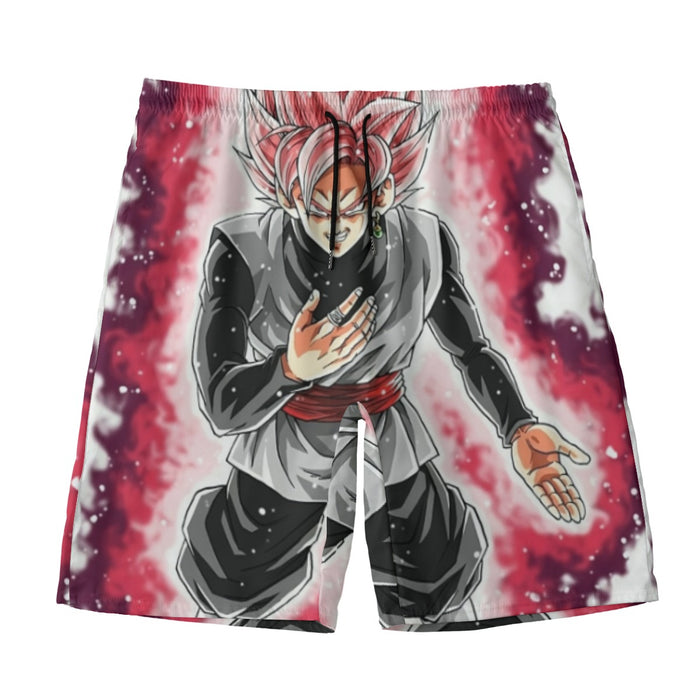 Dragon Ball Super Black Goku Rose 2 Super Saiyan Grin Beach Pants