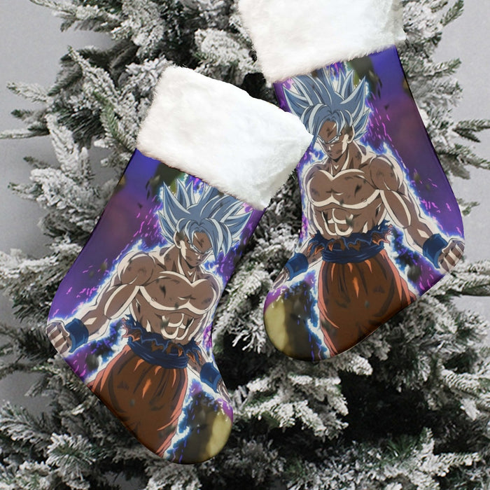 Dragon Ball Goku Ultra Instinct Power Up Vibrant 3D Christmas Socks