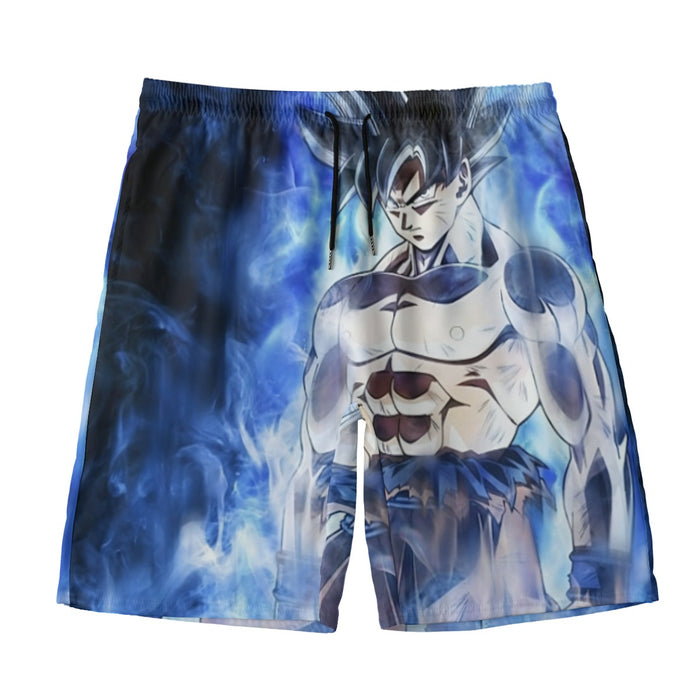 Dragon Ball Super Goku Ultra Instinct Blue Cool Casual Beach Pants