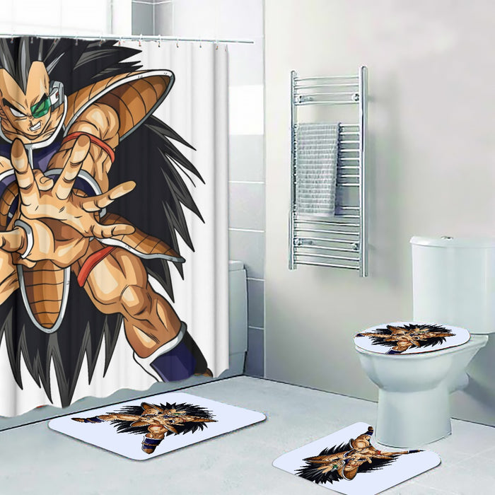 Dragon Ball Z Awesome Saiyan Raditz Fighter Stance Four-piece Bathroom